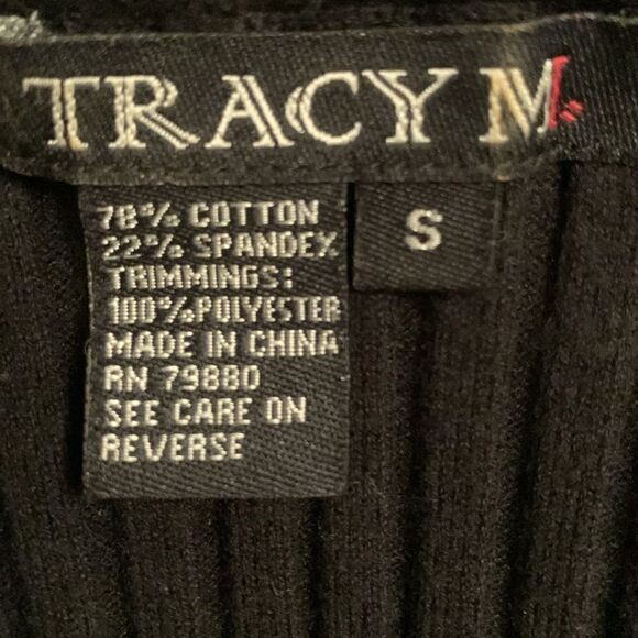 Tracy M. V-Neck Sleeveless Ruffle Top Blouse Size S - Picture 4 of 4